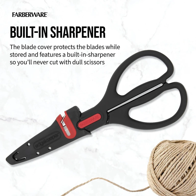 Farberware EdgeKeeper Black All Purpose Shears