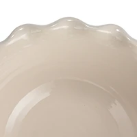 Hello Honey® 10" Blue, Green & Cream Stoneware Bowl with Scalloped Edge Set