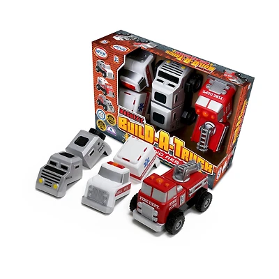 Magnetic Build-A-Truck Fire & Rescue