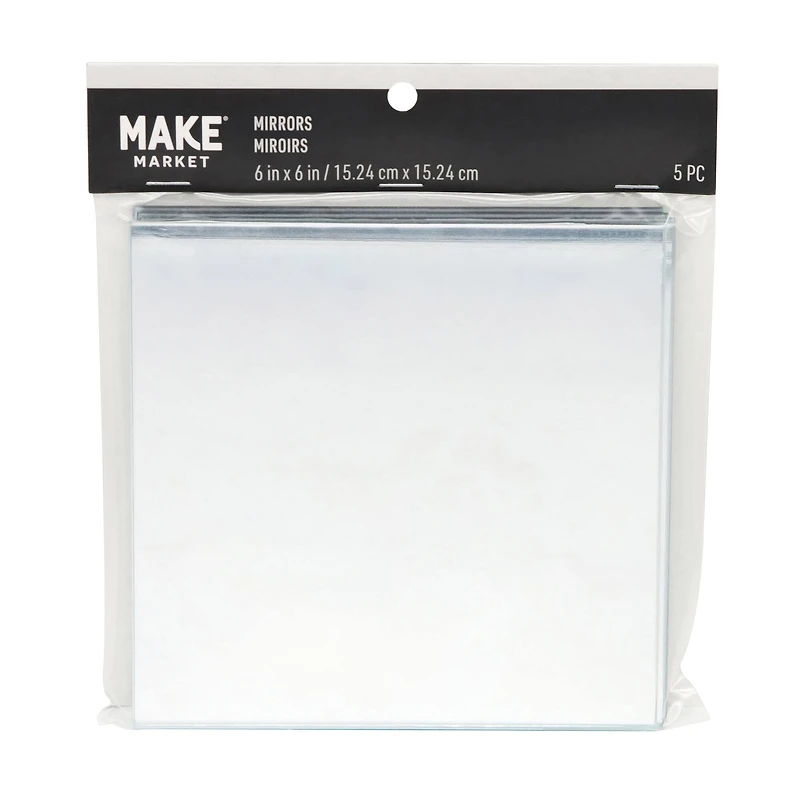 6" Square Mirrors, 5ct. by Make Market®