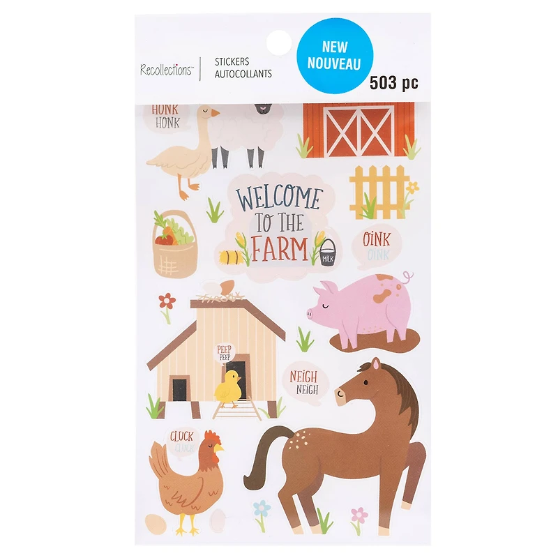 Barnyard Animals Stickers by Recollections™