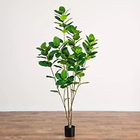 7ft. Artificial Minimalist Audrey Ficus Tree