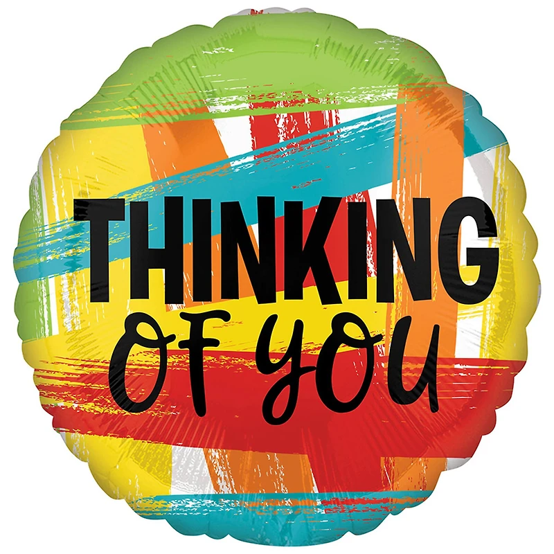 17" Thinking of You Primary Mylar Balloon