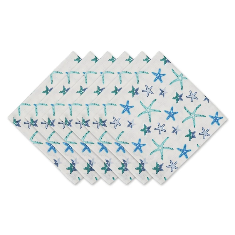 DII® Starfish Cloth Dinner Napkins, 6ct.