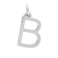 12 Pack: Sterling Silver Alphabet Charm by Bead Landing