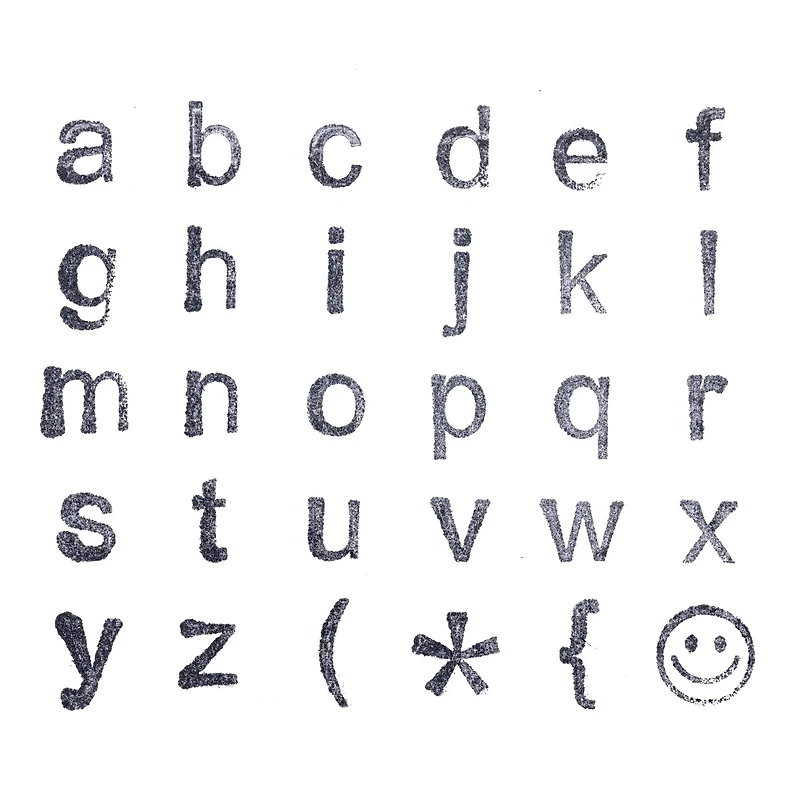 Lowercase Alphabet Wood Stamp Set by Recollections