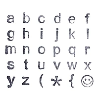 Lowercase Alphabet Wood Stamp Set by Recollections