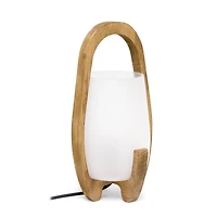 Lalia Home Organix 15" Natural Wood Table Lamp