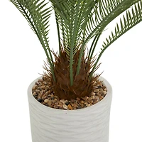 3.5ft. Potted Green Plastic Modern Artificial Foliage