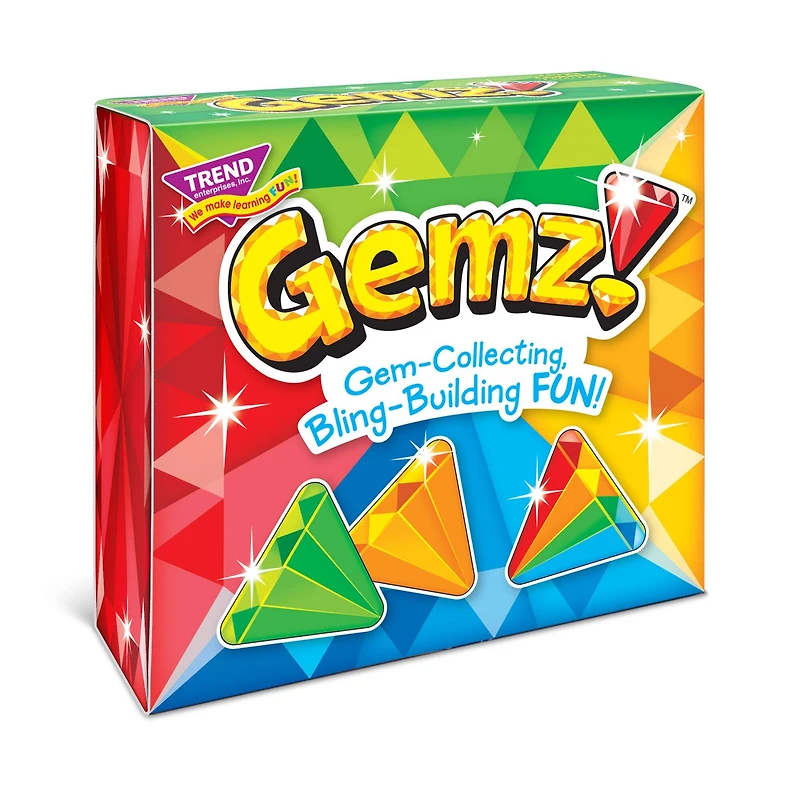 Trend Enterprises® Gemz!™ Three Corner Card Game