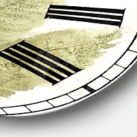 Designart 'Simple Forest I Farmhouse Wall Clock