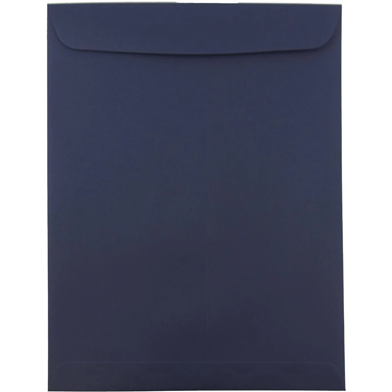 JAM Paper 10" x 13" Navy Open End Catalog Premium Envelopes, 100ct.