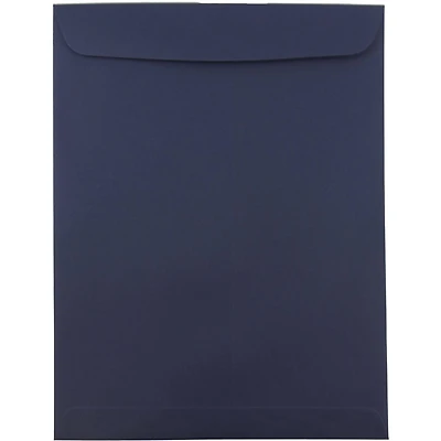 JAM Paper 10" x 13" Navy Open End Catalog Premium Envelopes, 100ct.
