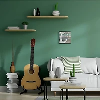 Stupell Industries Family Anchor through Storm Motivational Phrase Wood Grain ,12" x 12"