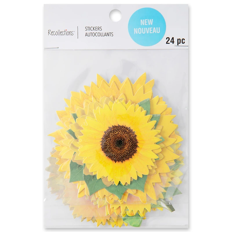Sunflower Die Cut Stickers by Recollections™