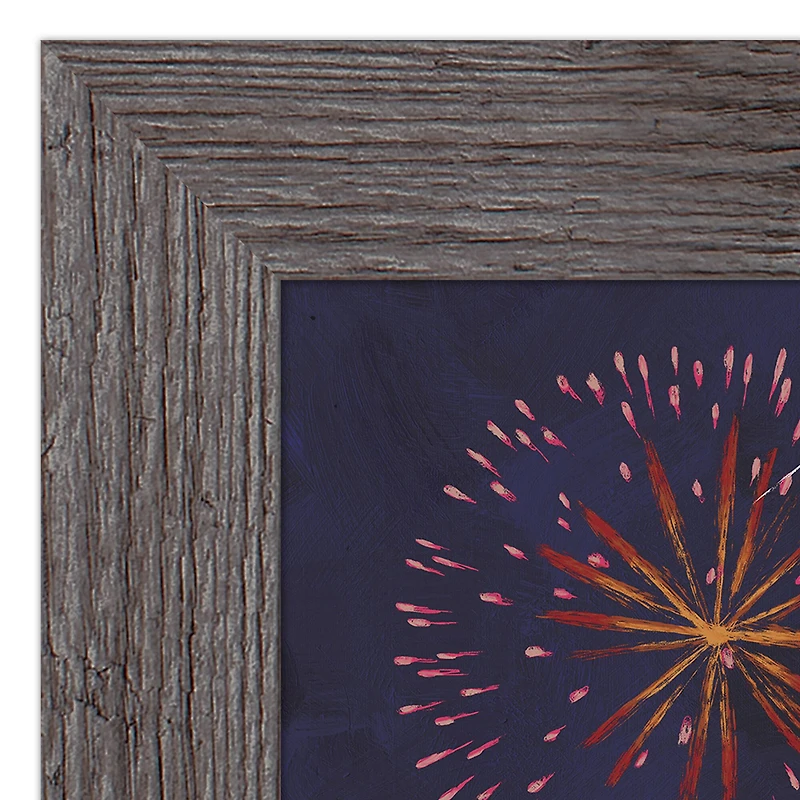 Patriotic Truck Pups Western Framed Print