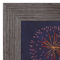 Patriotic Truck Pups Western Framed Print