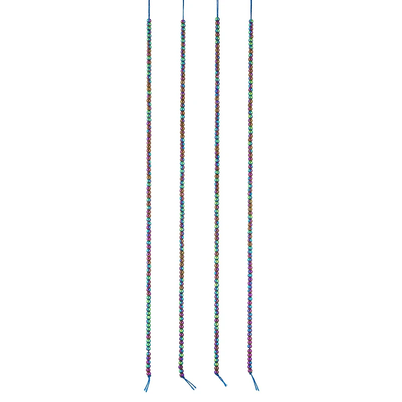 Purple AB Glass Round Beads, 1.8mm by Bead Landing™