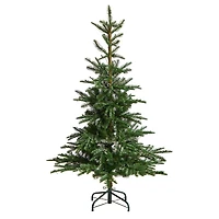 5ft. Pre-Lit Layered Washington Spruce Artificial Christmas Tree, Clear Lights