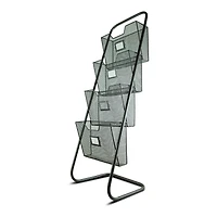 3ft. Metal Mesh Magazine Rack