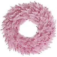 36" Pink Fir Wreath
