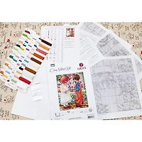 Luca-S Valentines Treasure Counted Cross Stitch Kit Counted Cross Stitch Kit