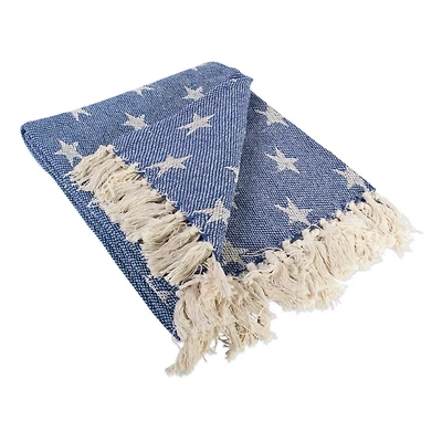 DII® Nautical Blue Stars Throw