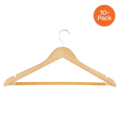 Maple Suit Hangers, 10ct.