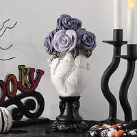 11" Purple Roses in Heart Tabletop Accent by Ashland®