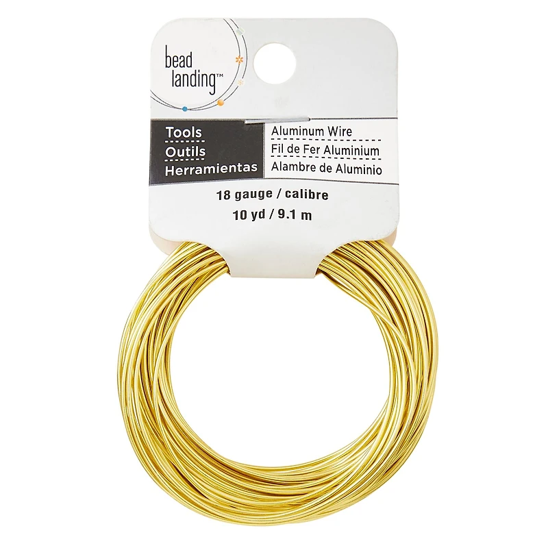 Gold 18-Gauge Aluminum Wire By Bead Landing™
