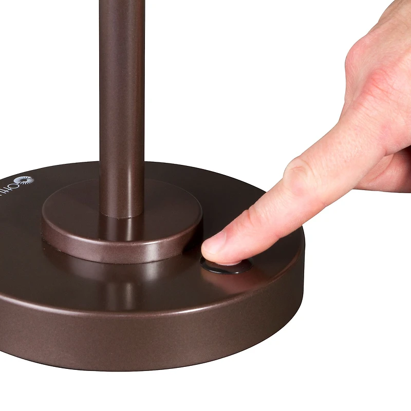 OttLite Wellness Series 22" Bronze Restore LED Desk Lamp