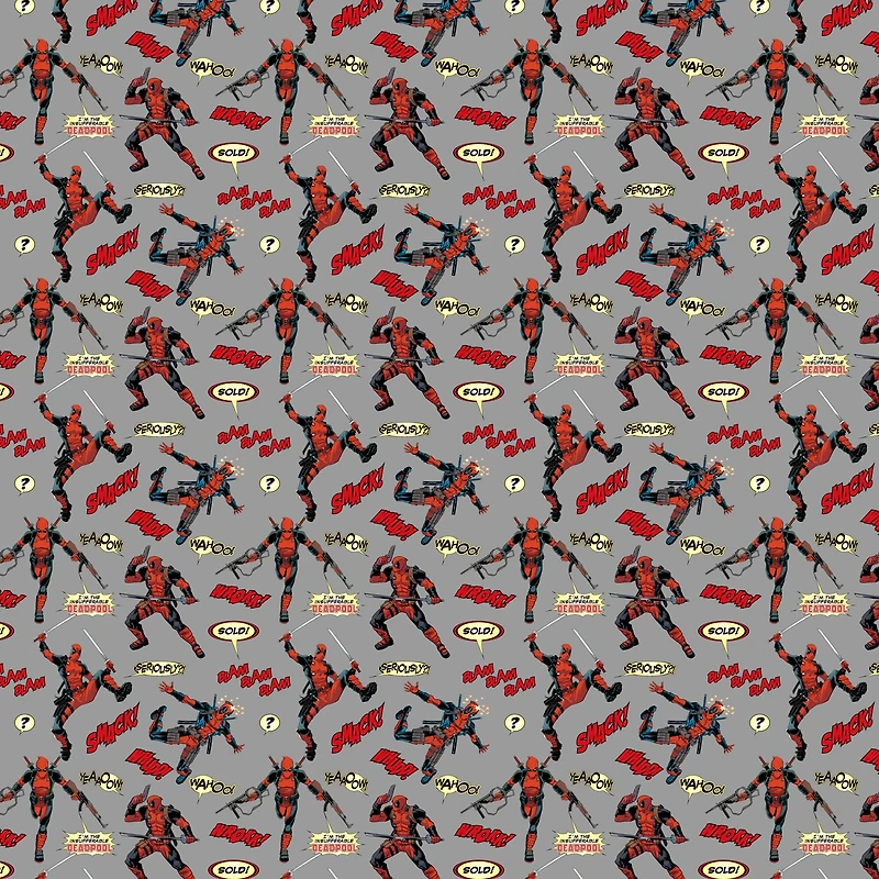 Marvel® Deadpool Packed Cotton Fabric