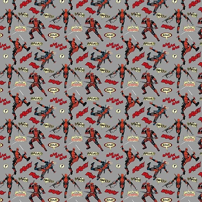 Marvel® Deadpool Packed Cotton Fabric