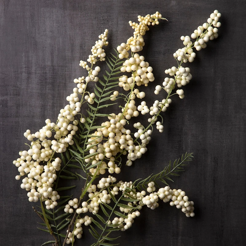 Cream Hanging Berry Stem by Ashland®