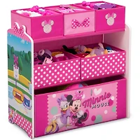 Disney® Minnie Mouse 6 Bin Design & Store Toy Organizer