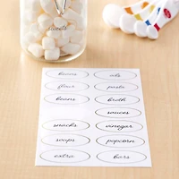12 Pack: Clear Oval Household Label Stickers by Recollections™
