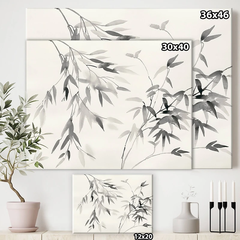 Designart - Bamboo Leaves II