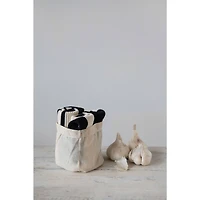 Hello Honey® Black & White Square Cotton Dishcloth Set