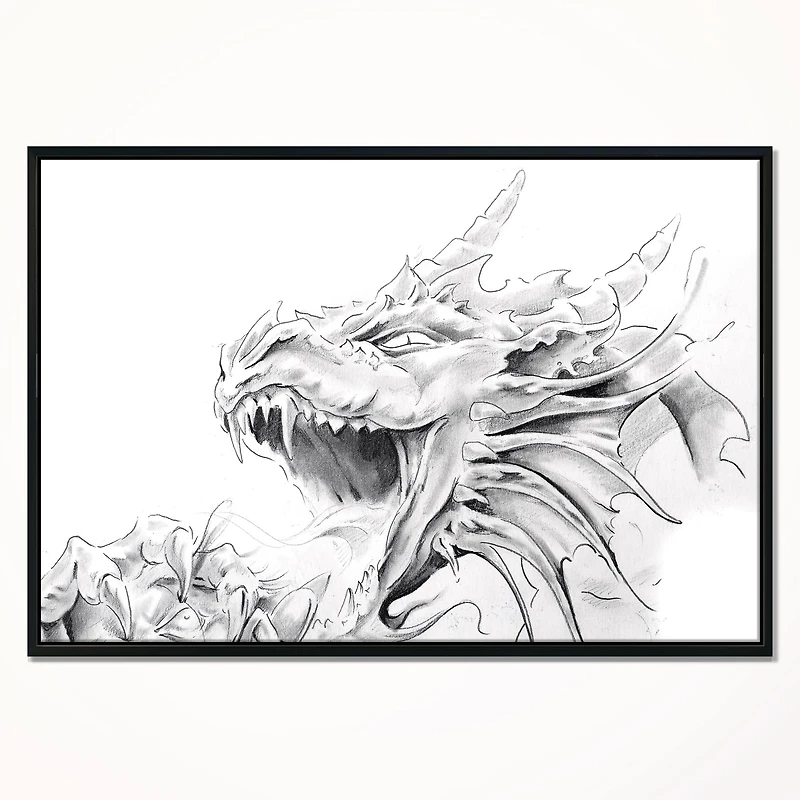 Designart - Dragon Tattoo Sketch