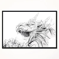 Designart - Dragon Tattoo Sketch