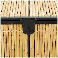 Light Brown Rattan Handmade Nesting Trunk Set of 3 25", 21", 18"