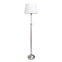 Lalia Home Brushed Nickel Extendable Lamp Set