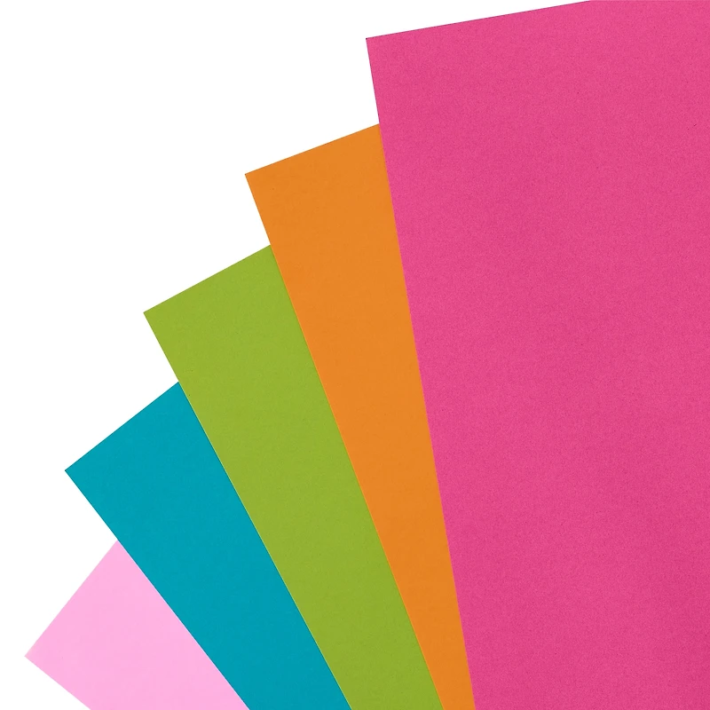 9 Packs: 30 ct. (270 total) Bright 12" x 24" Cardstock Paper by Recollections™