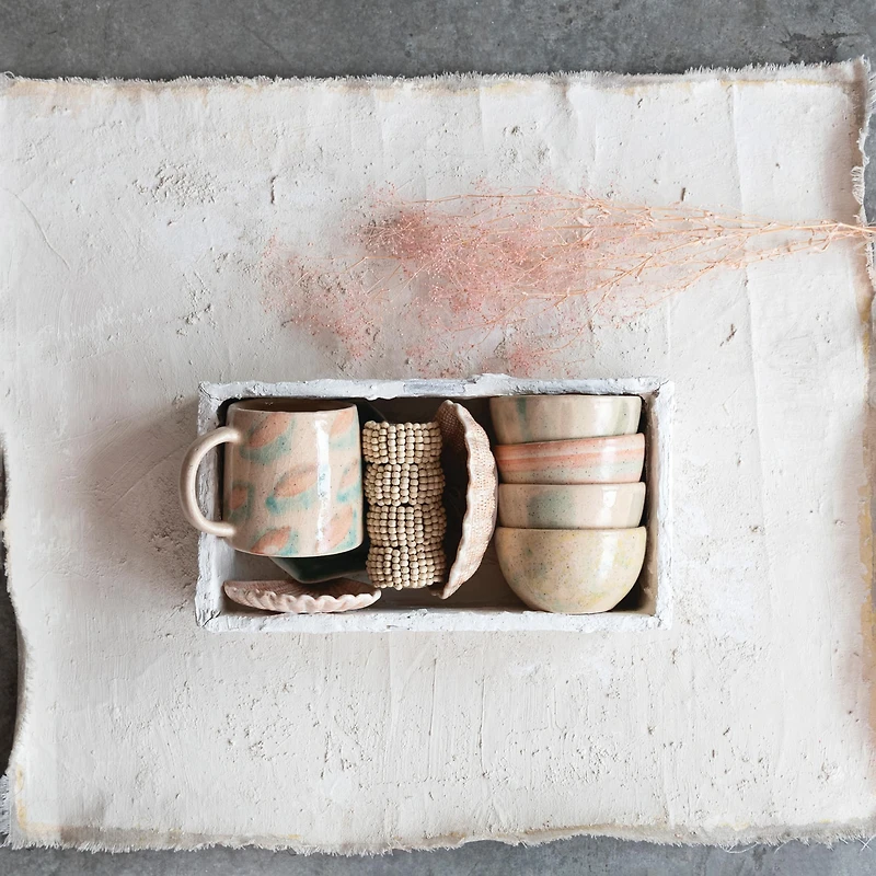 Hello Honey® Mango Wood Bead Napkin Rings, 4ct.