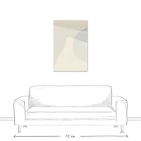 Sandy Layers 24" x 36" Canvas Wall Art