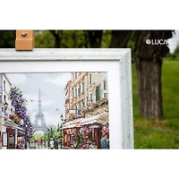 Luca-s Paris In Flowers Counted Cross Stitch Kit