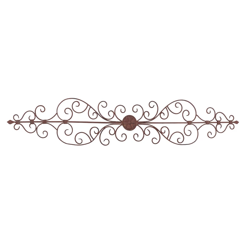 44" Brown Metal Rustic Wall Décor