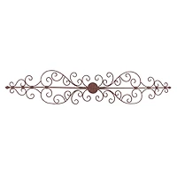 44" Brown Metal Rustic Wall Décor
