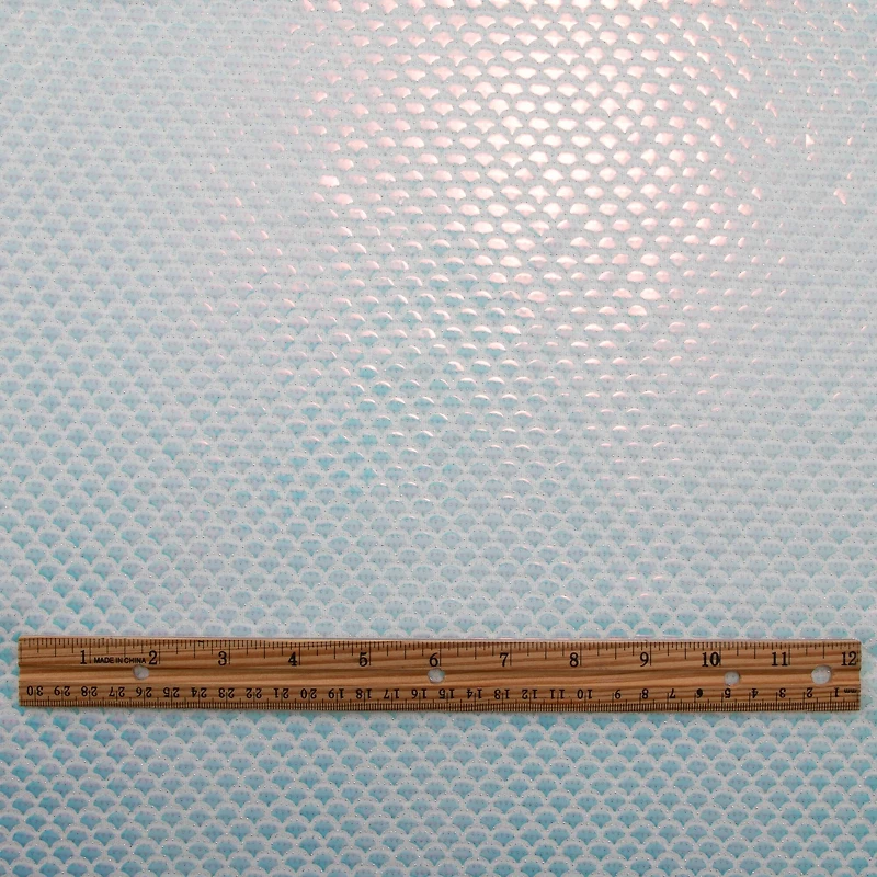 Cosplay by Yaya Han White Iridescent Scale Stretch Fabric