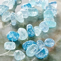 12 Pack: Aqua Mix Quartz Chip Beads, 15mm by Bead Landing™